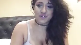 preetione pretty woman with perfect figure shows her skills on a pole