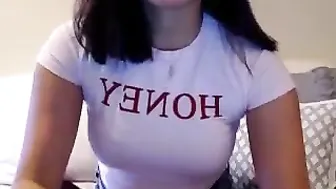 queenemi cute with pigtails jumps on sex toy