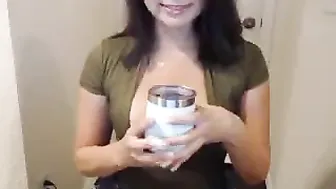 queenemi playful flirt dancing striptease