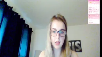 louisajean sexy babe caresses fingers