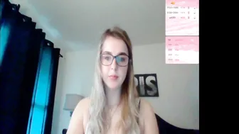 louisajean sexy babe caresses fingers