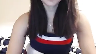 queenemi attractive slut is content with a rubber dick