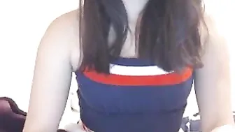 queenemi attractive slut is content with a rubber dick