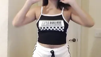queenemi hot slut caresses big tits