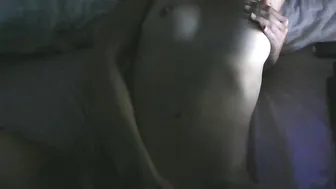YaGirlDubs hot brunette girl passionately jerks off her cunt
