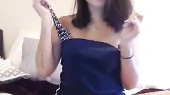 queenemi beautiful female in stockings with a toy spends time unforgettably