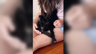 yagirldubs beautiful model caresses big tits