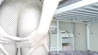 YaGirlDubs dark haired chick masturbates with sex toy
