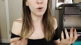 realcanada Cute baby fucks herself with black dildo fingers