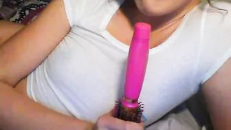 YaGirlDubs blonde girl fucks with sex toy