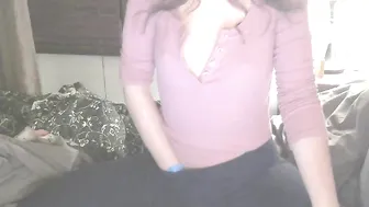 YaGirlDubs busty woman posing in panties