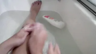YaGirlDubs graceful blonde passionately masturbating cunt
