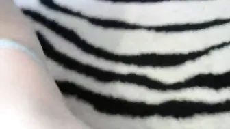YaGirlDubs petite brunette babe sucking dildo