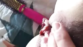 YaGirlDubs sexy mare passionately masturbates pussy