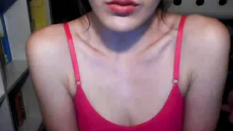 YaGirlDubs thin skin sucks rubber dick