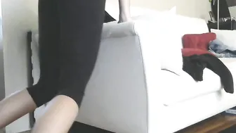 YaGirlDubs black haired bitch shows her boobs
