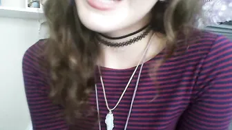 YaGirlDubs cute bitch fucks pussy with phallus