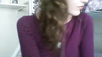 YaGirlDubs cute bitch fucks pussy with phallus