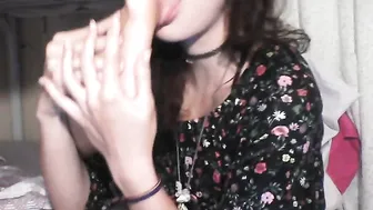 YaGirlDubs fucks herself with different sized dicks