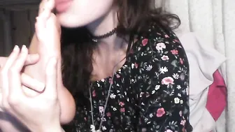 YaGirlDubs fucks herself with different sized dicks