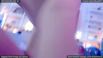 Kati3kat busty bitch exposes her charms