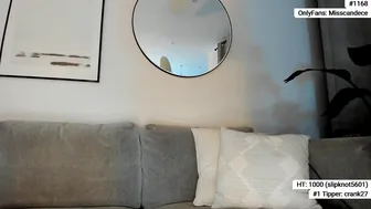 AngelCandece beautiful slut plows pussy with phallus