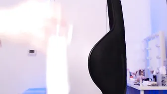 LunaRex graceful babe gently masturbates pussy