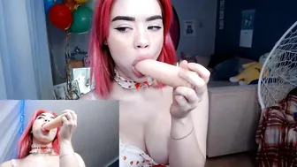 MiaMelon elegant  cam girl  engaged in lustful caresses