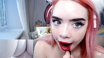 MiaMelon gorgeous passion fucks both holes at once