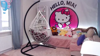 MiaMelon dancing near the christmas tree