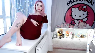 MiaMelon hot chick strips slut