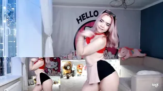 MiaMelon dark haired bitch gently pulls pussy