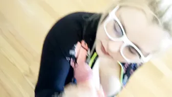 DeNata cute girl pulls sex lips