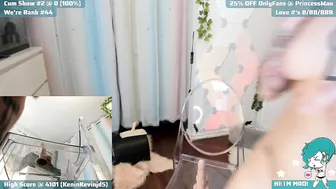 PrincessMao writes pen on boobs and ass