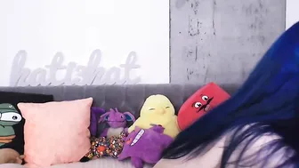 Kati3kat sexy chick caresses pussy and nipples