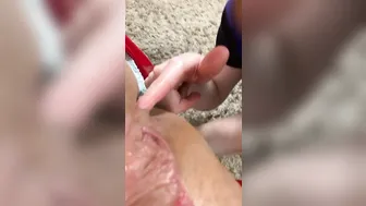 Nicole_DuPapillon beauty in stockings fucks with phallus