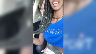 Sexmeat mature model caresses nipples and cunt