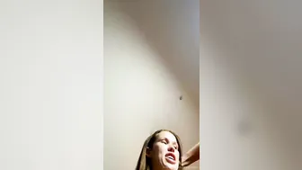 meganrain beautiful woman in black clearly jerks off her vagina