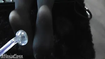 Elouise Please onlyfans slut in stockings erotically takes off her panties