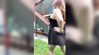 CHASTITY QUEEN onlyfans cute posing in fries