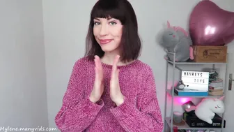 mylene onlyfans appetizing nipple presses shaved holes