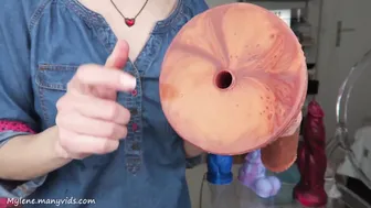 mylene onlyfans cute slut masturbates with a vibrator