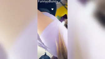 FunnyyBunny  with a toy