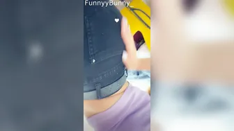 FunnyyBunny  with a toy