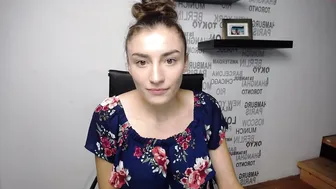 natalielax chaturbate hot brunette girl gently masturbates cunt