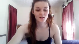 newcastlepanties ardent young lady caresses big tits at work