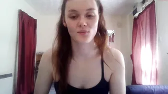 newcastlepanties ardent young lady caresses big tits at work