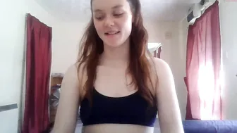 newcastlepanties ardent young lady caresses big tits at work