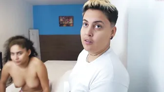 lexa_and_jacob sexy blonde pulls pussy hand