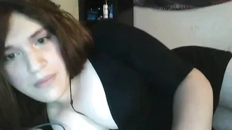 klanashy shy chick caresses big tits